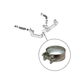 Clip,exhaust to heat exchanger Clip,exhaust to heat exchanger
