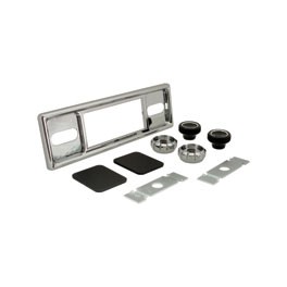 Faceplate For Retro Radio, Std DIN fitment, Becker Black Faceplate For Retro Radio, Std DIN fitment, Becker Black