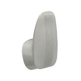 Coat Hook, Ivory Plastic, T1 60-67, Left or Right, Each Coat Hook, Ivory Plastic, T1 60-67, Left or Right, Each