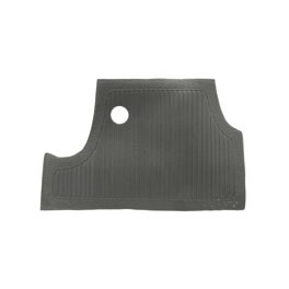 Front Bulkhead Mat, Rubber, Grey, LHD T1 66-72