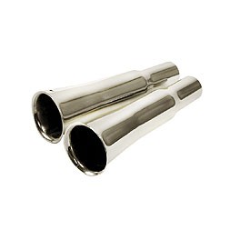 Tailpipe, Flare, 25", Pair