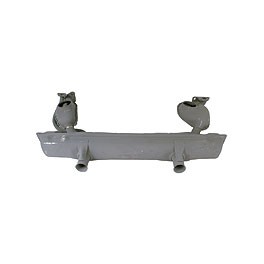Exhaust Silencer, 1.3-1.6 8/65-7/71, German L/H Hotspot