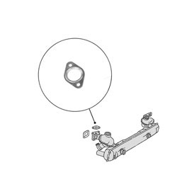 Gasket, preheat pipe to exhaust (single)