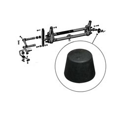 Bump stop, front, T1 12/47-8/65 T2 55-63 Bump stop, front, T1 12/47-8/65 T2 55-63