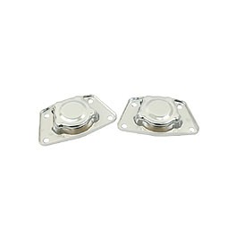 Torsion arm covers, Pair S/axl chrome